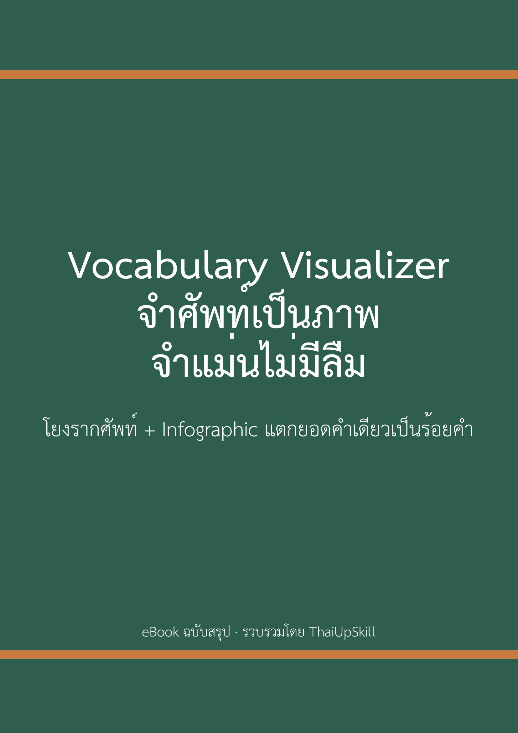 Vocabulary Visualizer จำศัพท์เป็นภาพ จำแม่นไม่มีลืม